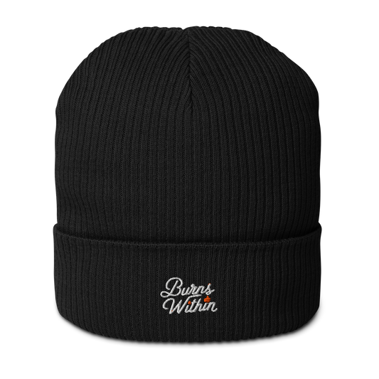 Burns Within Organic Ribbed Beanie