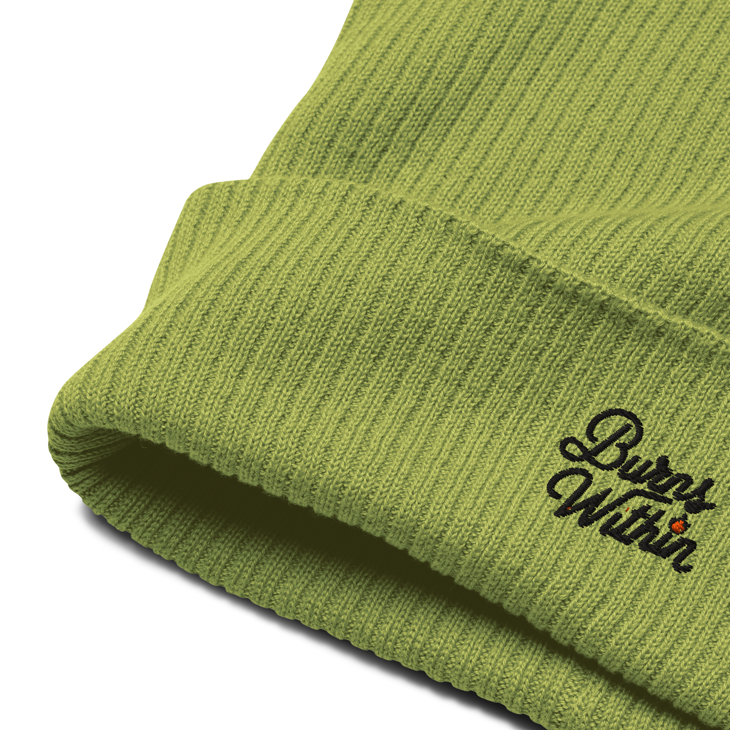 Burns Within Organic Ribbed Beanie