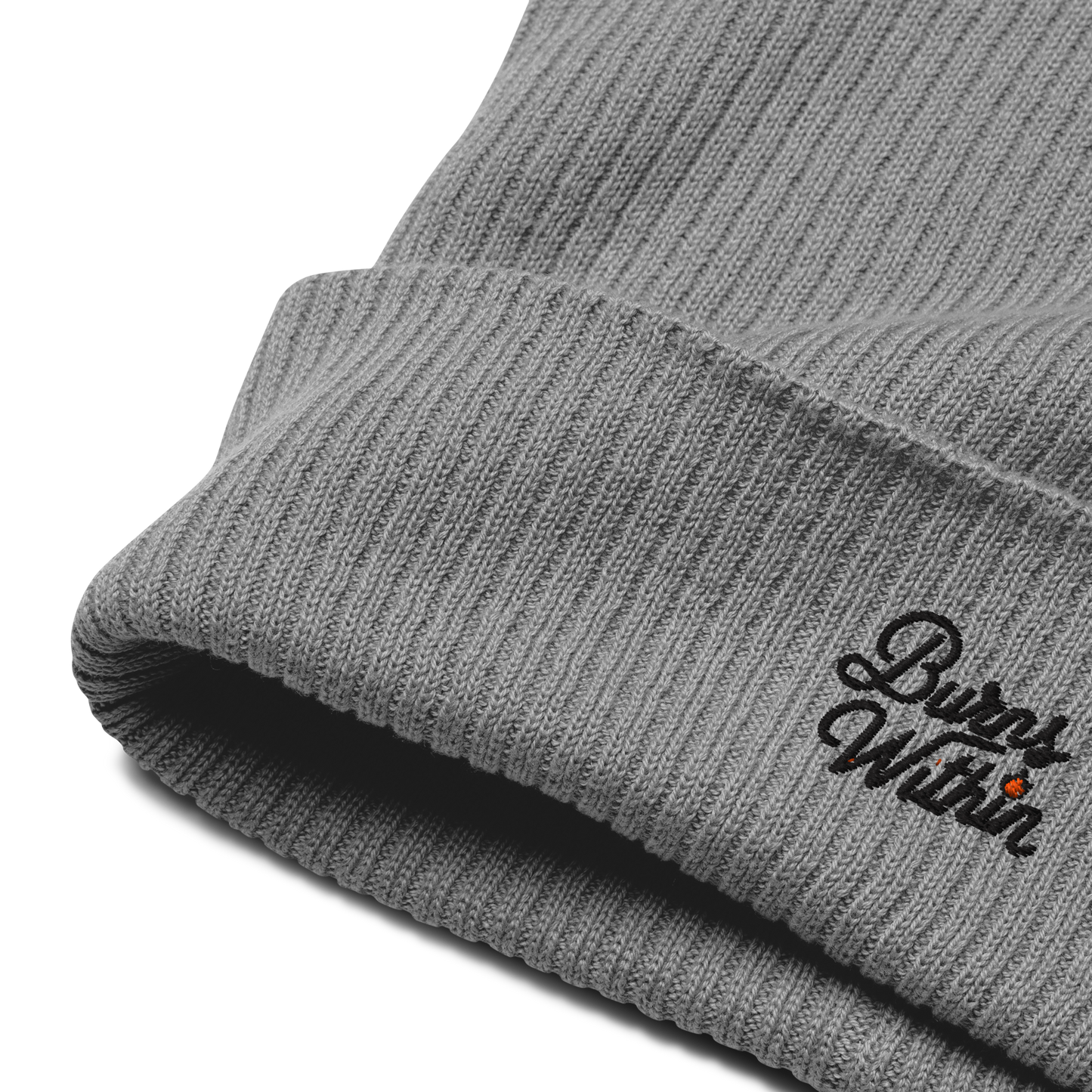 Burns Within Organic Ribbed Beanie