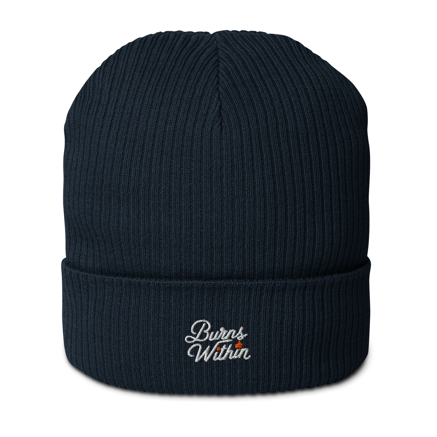 Burns Within Organic Ribbed Beanie