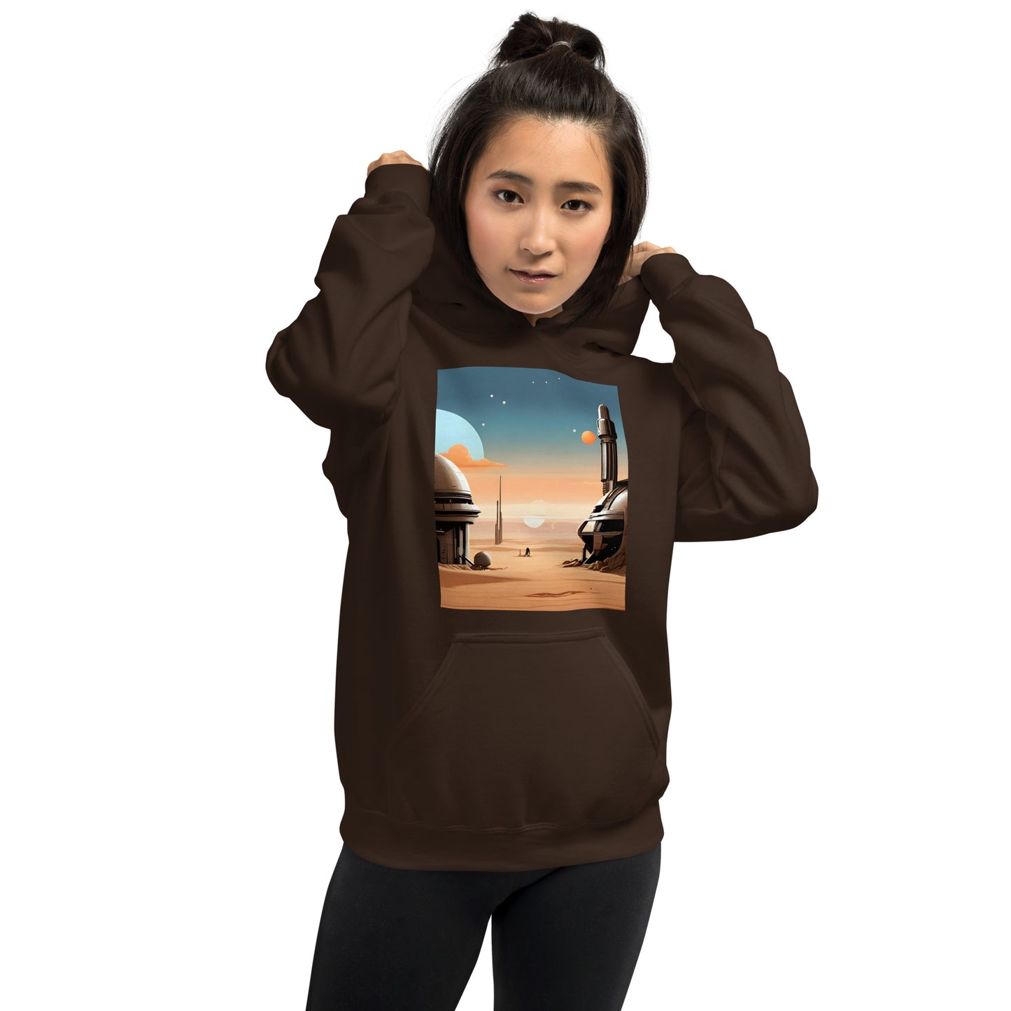 Sunset in a Desert Planet in a Galaxy Far Away Unisex Hoodie