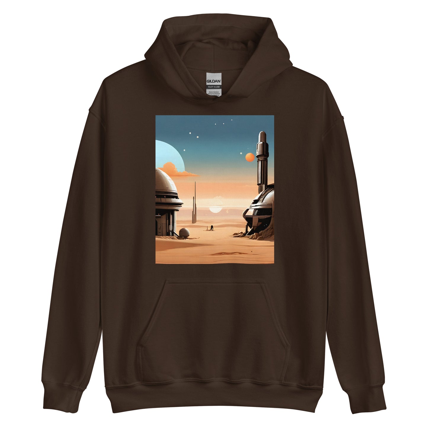 Sunset in a Desert Planet in a Galaxy Far Away Unisex Hoodie