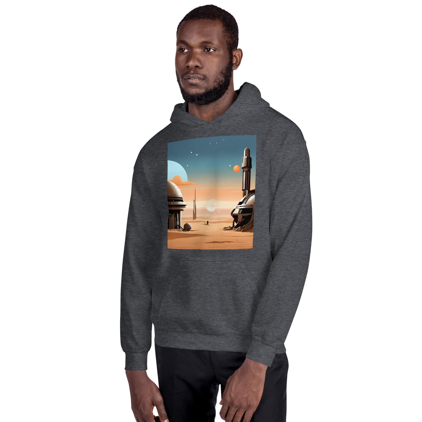 Sunset in a Desert Planet in a Galaxy Far Away Unisex Hoodie