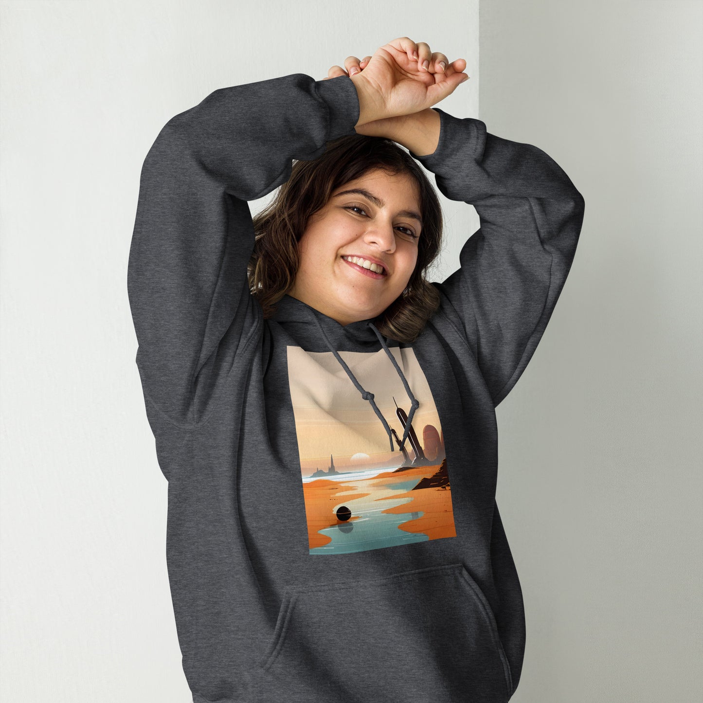 Sunrise on a Desert Planet in a Galaxy Far Away Unisex Hoodie