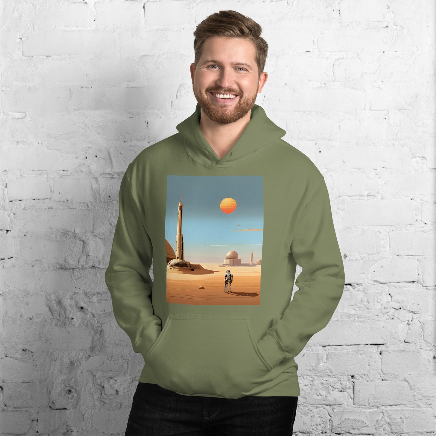 Lone Survivor on a Desert Planet in a Galaxy Far Away Unisex Hoodie