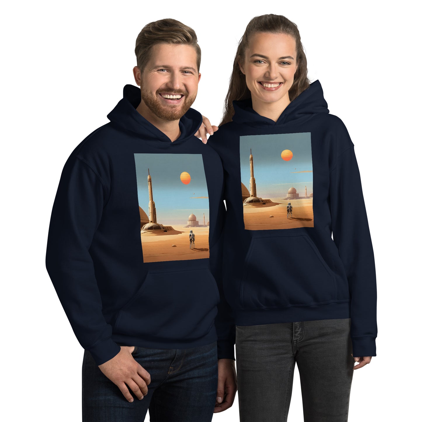 Lone Survivor on a Desert Planet in a Galaxy Far Away Unisex Hoodie