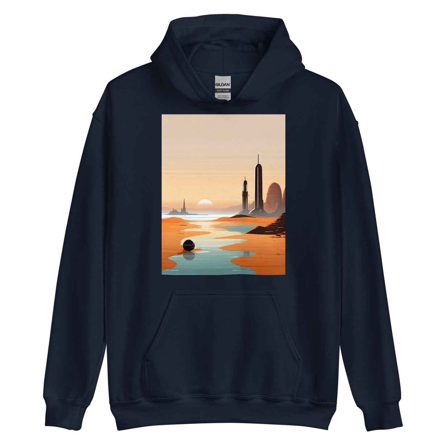 Sunrise on a Desert Planet in a Galaxy Far Away Unisex Hoodie