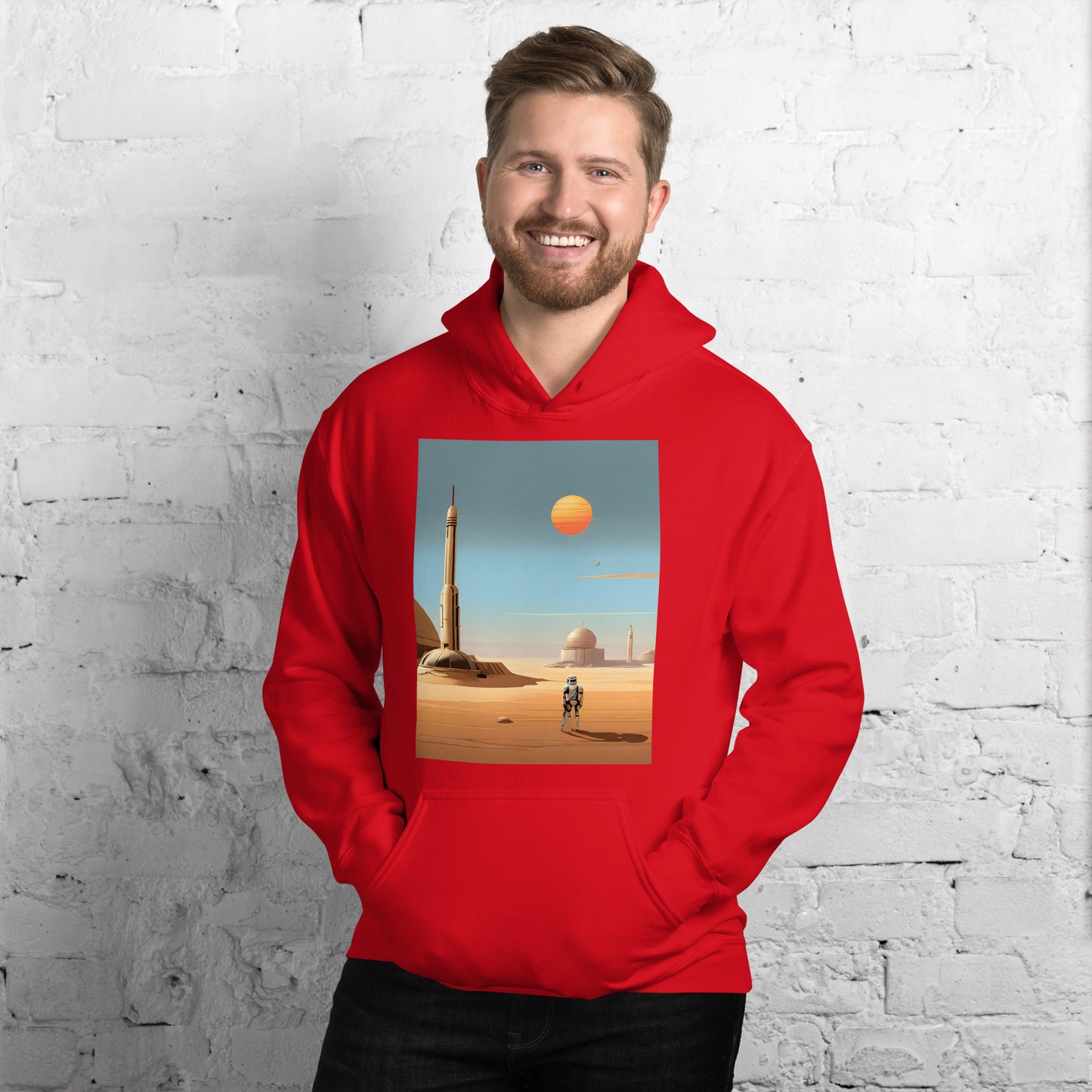 Lone Survivor on a Desert Planet in a Galaxy Far Away Unisex Hoodie