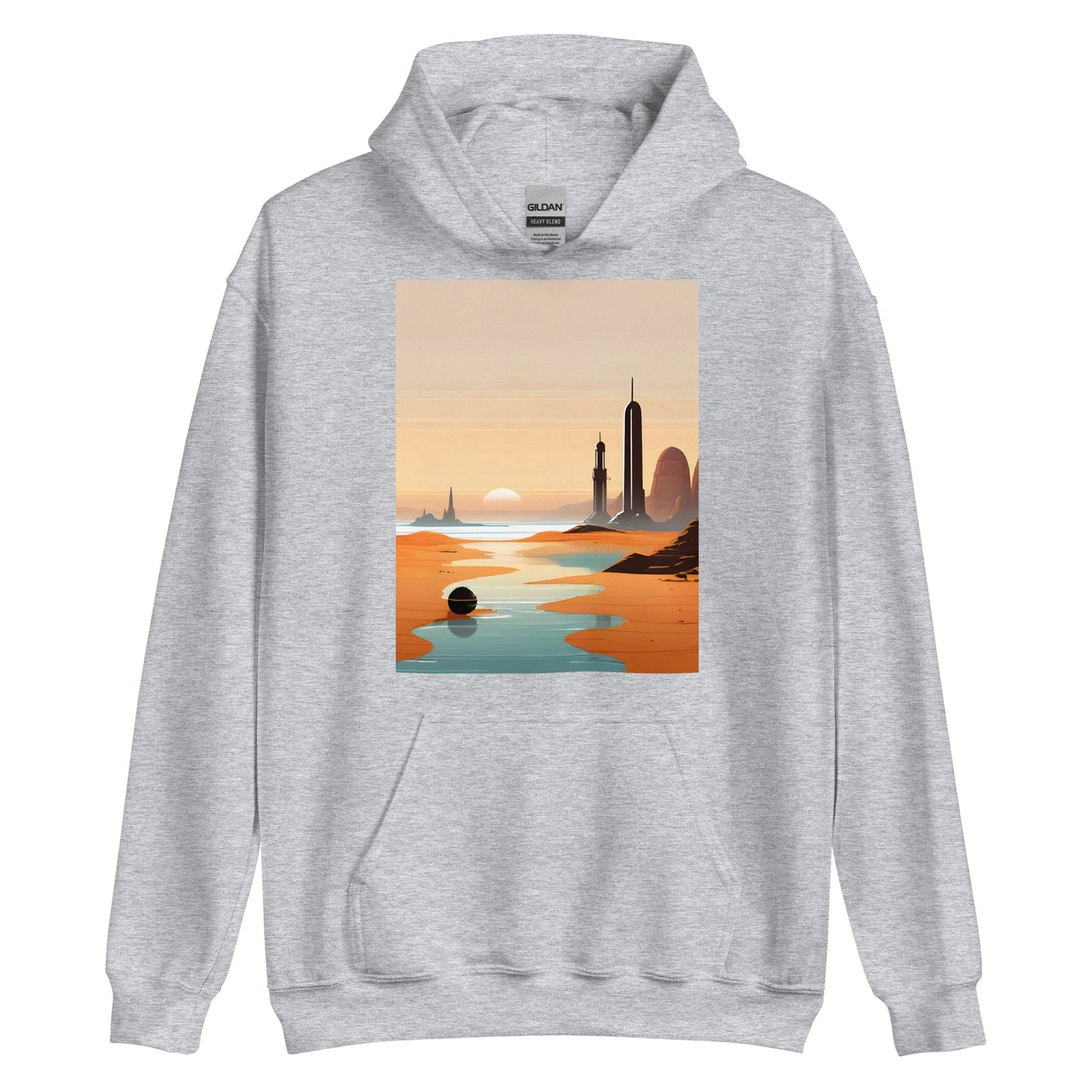 Sunrise on a Desert Planet in a Galaxy Far Away Unisex Hoodie