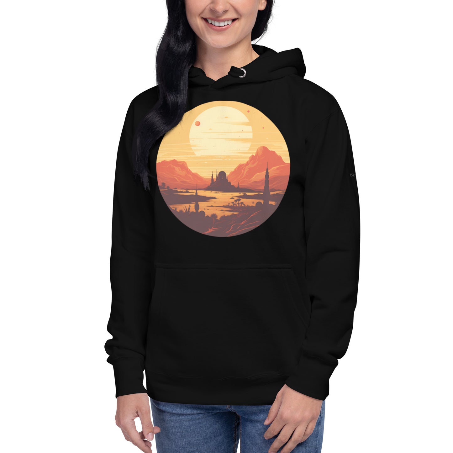 Desert Planet in a Far Away Galaxy Unisex Hoodie Var4