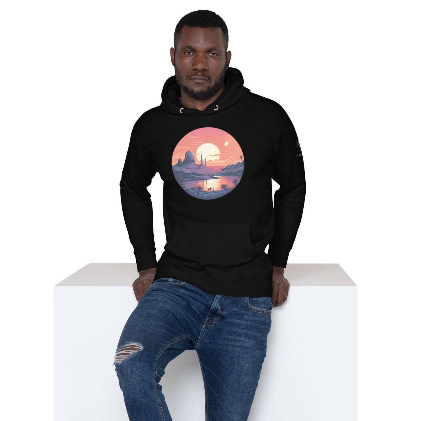 Desert Planet in a Galaxy Far Away Unisex Hoodie Var2