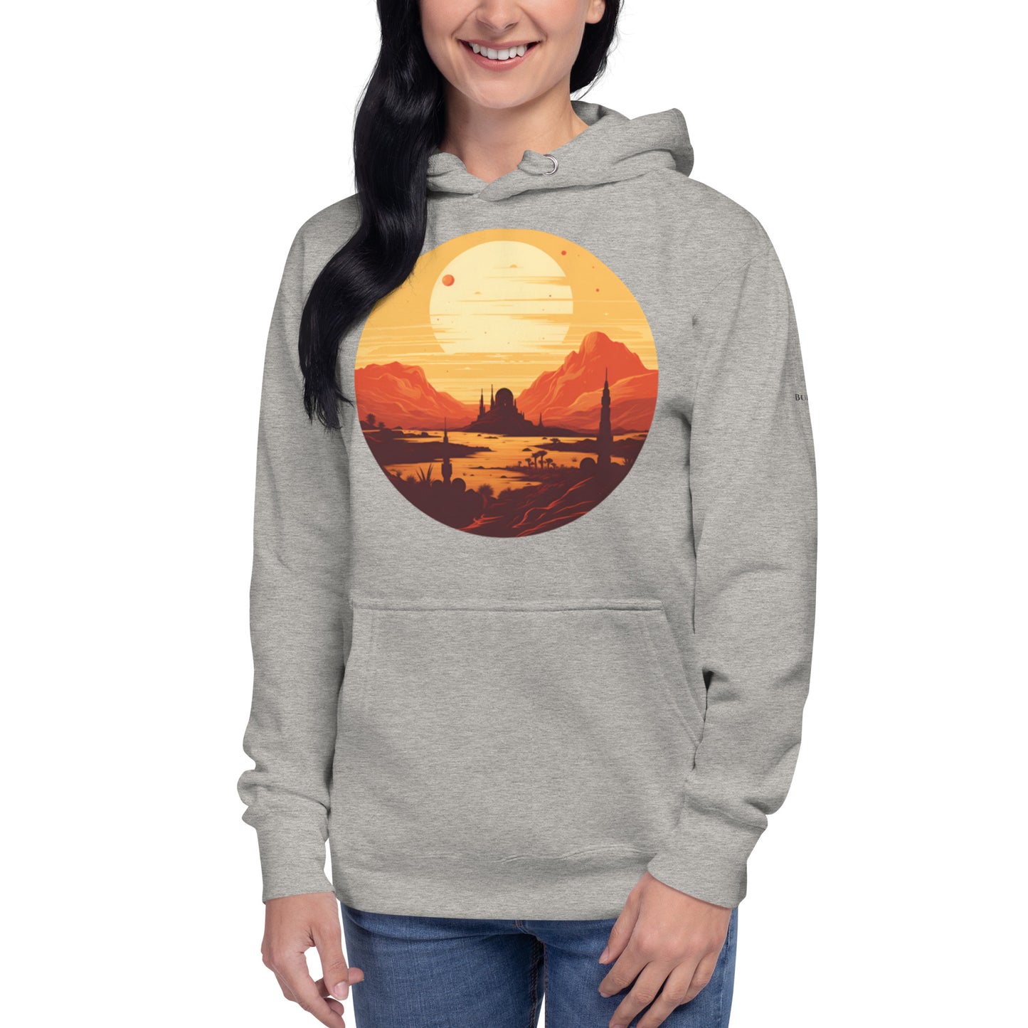 Desert Planet in a Far Away Galaxy Unisex Hoodie Var4