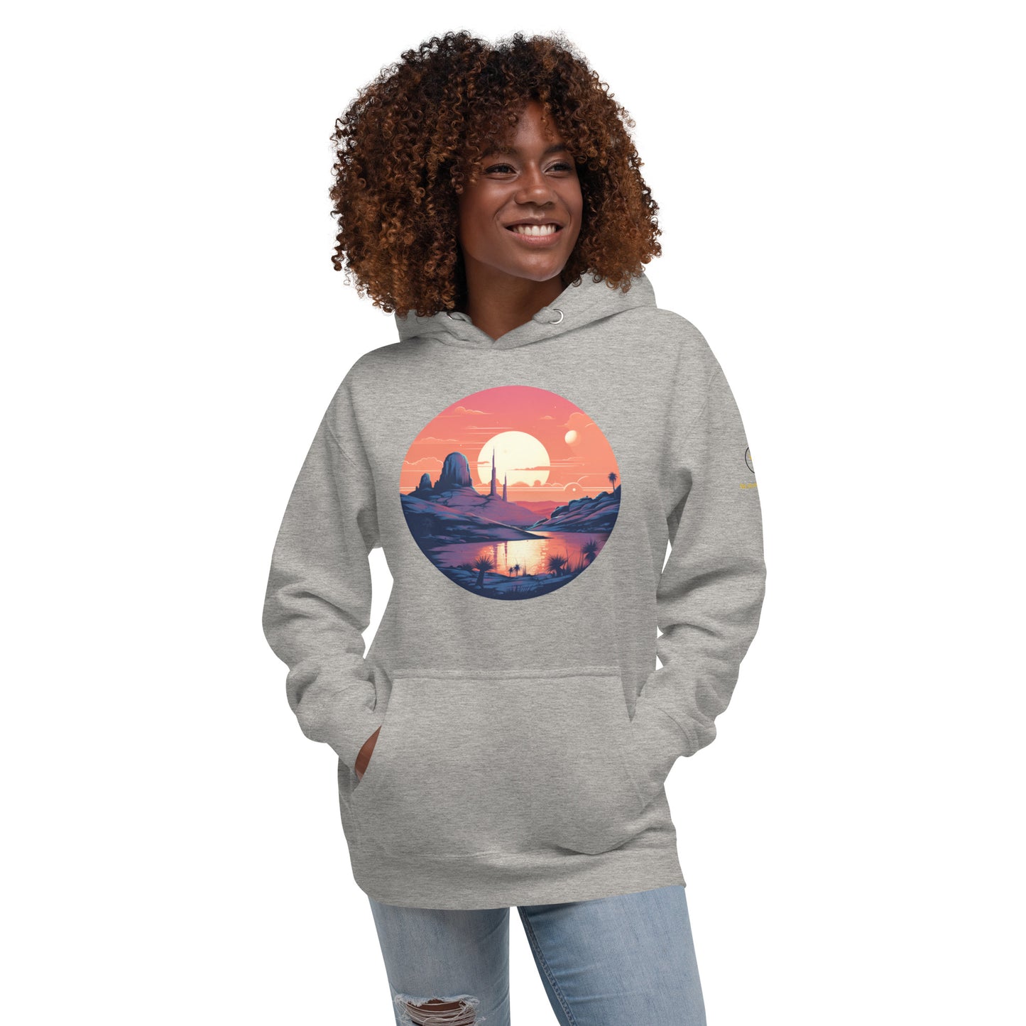 Desert Planet in a Galaxy Far Away Unisex Hoodie Var2