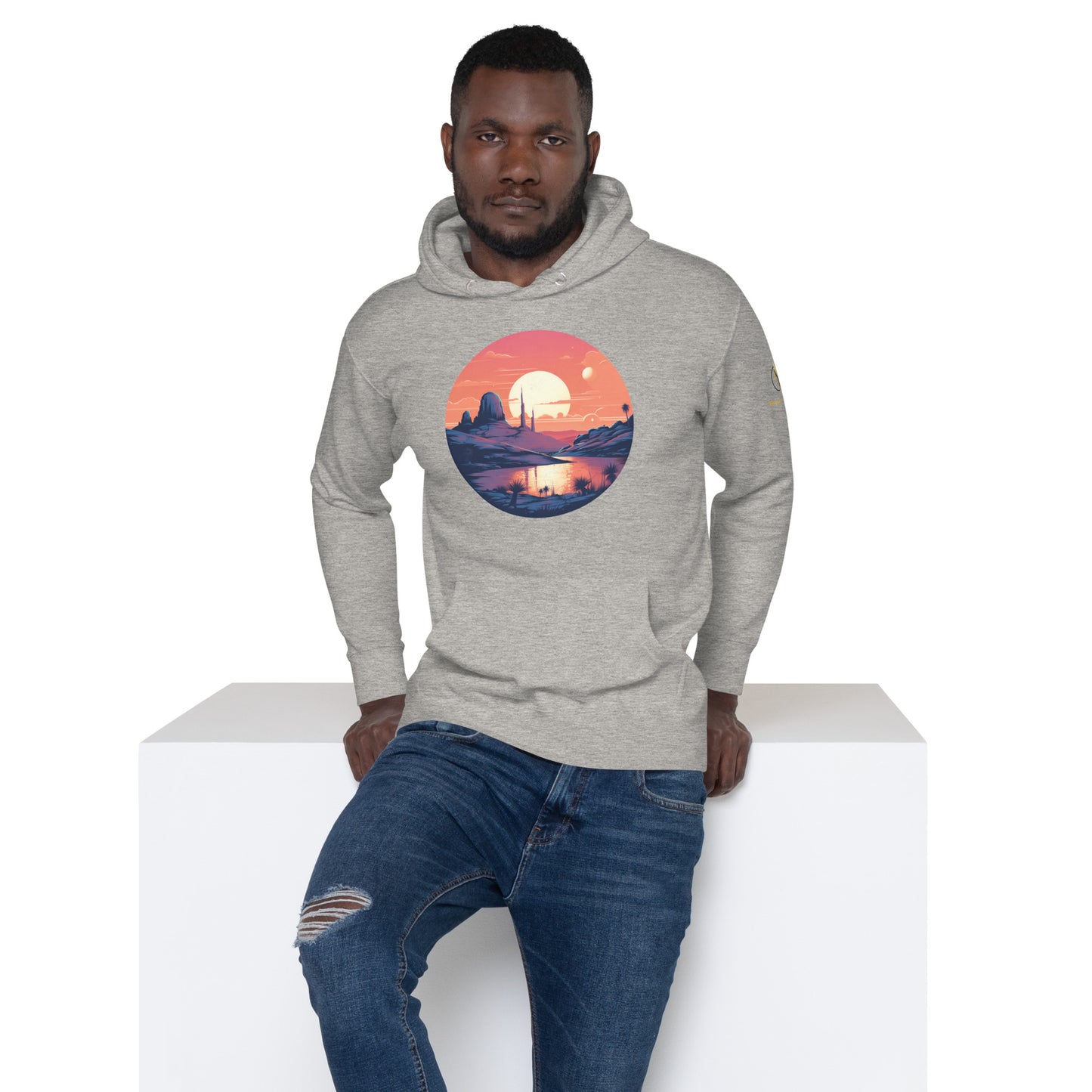 Desert Planet in a Galaxy Far Away Unisex Hoodie Var2