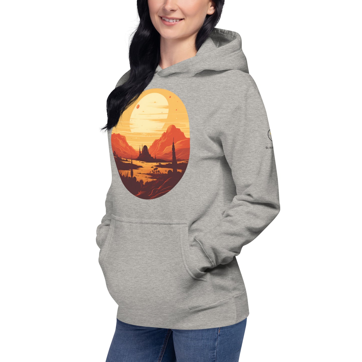 Desert Planet in a Far Away Galaxy Unisex Hoodie Var4