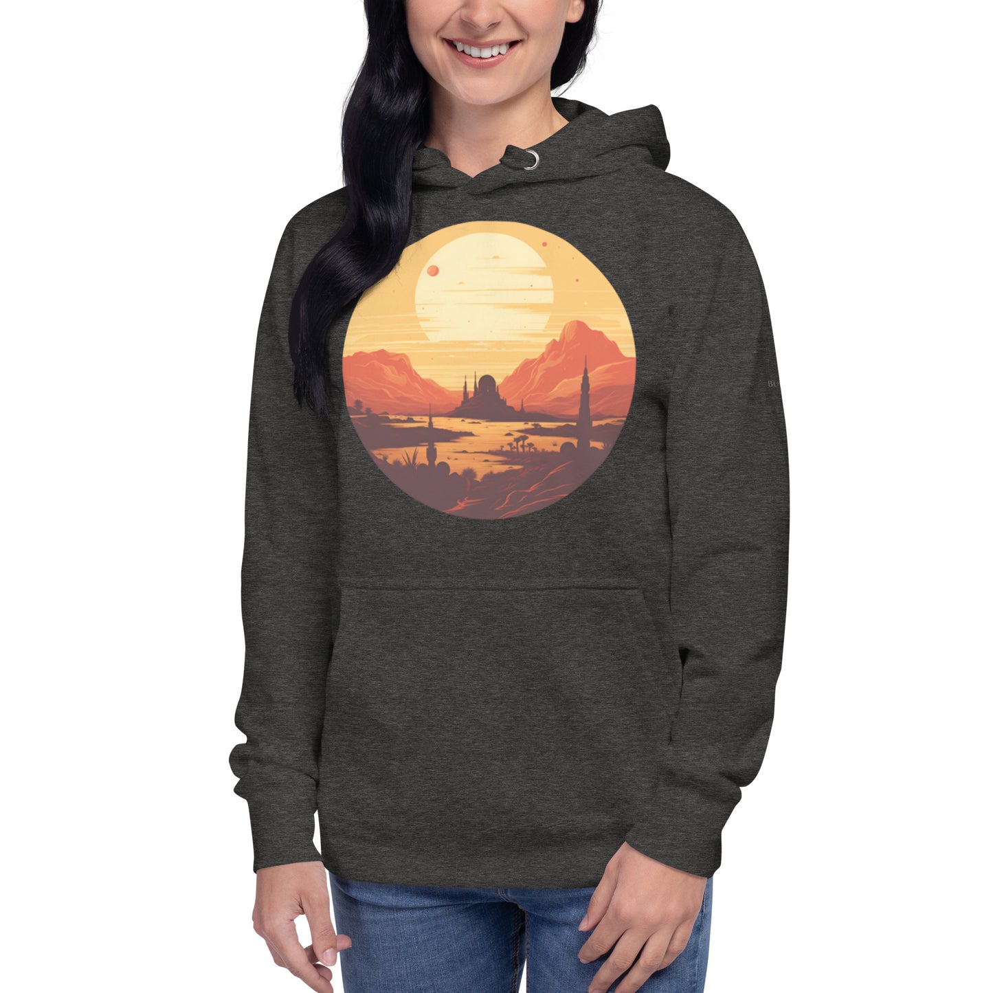 Desert Planet in a Far Away Galaxy Unisex Hoodie Var4