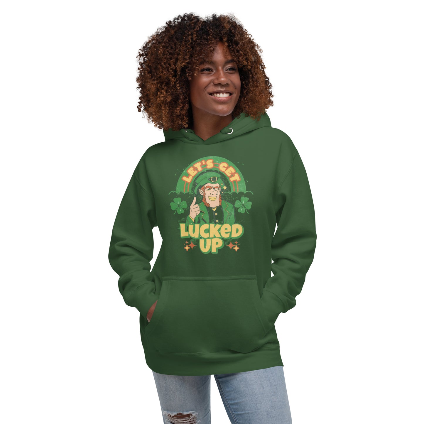 Let's Get Lucked Up St. Patrick's Day Unisex Hoodie