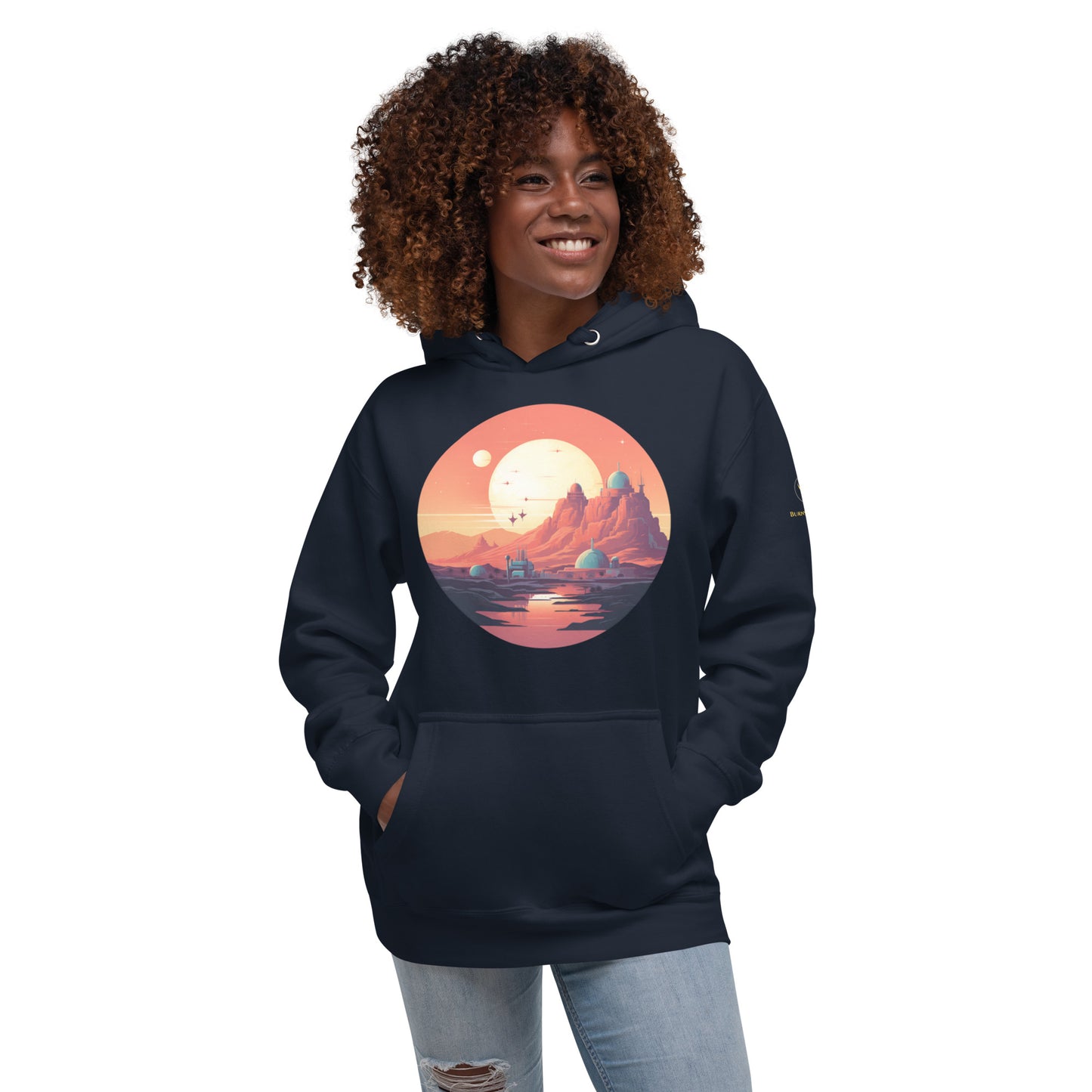 Desert Planet in a Far Away Galaxy Unisex Hoodie Var3