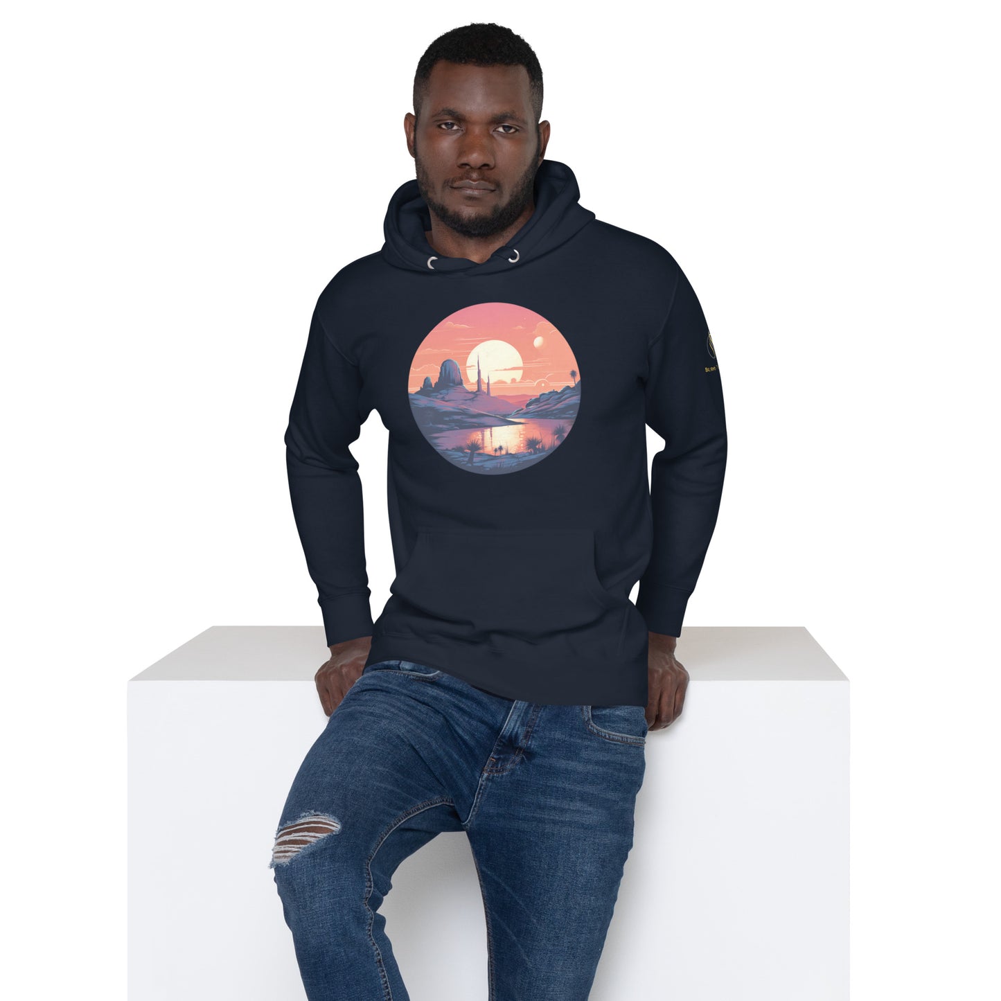 Desert Planet in a Galaxy Far Away Unisex Hoodie Var2