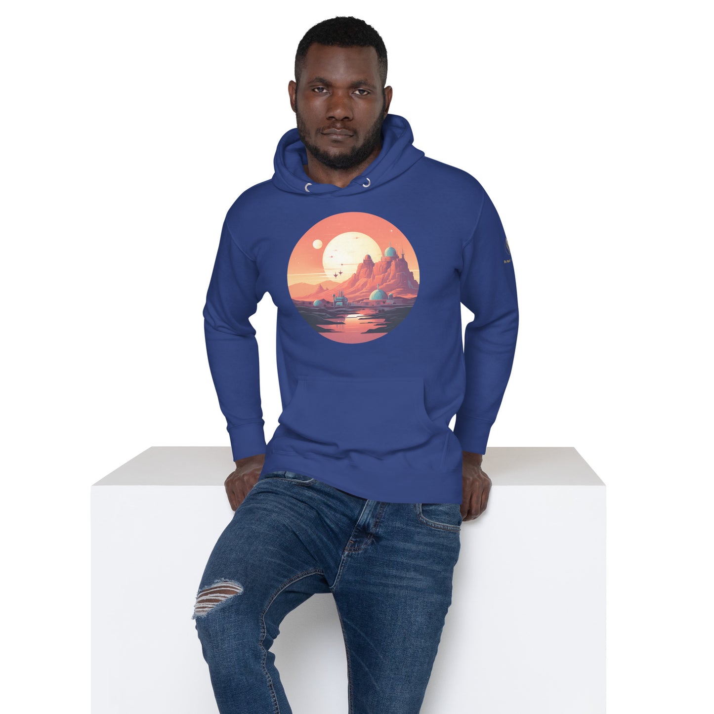 Desert Planet in a Far Away Galaxy Unisex Hoodie Var3