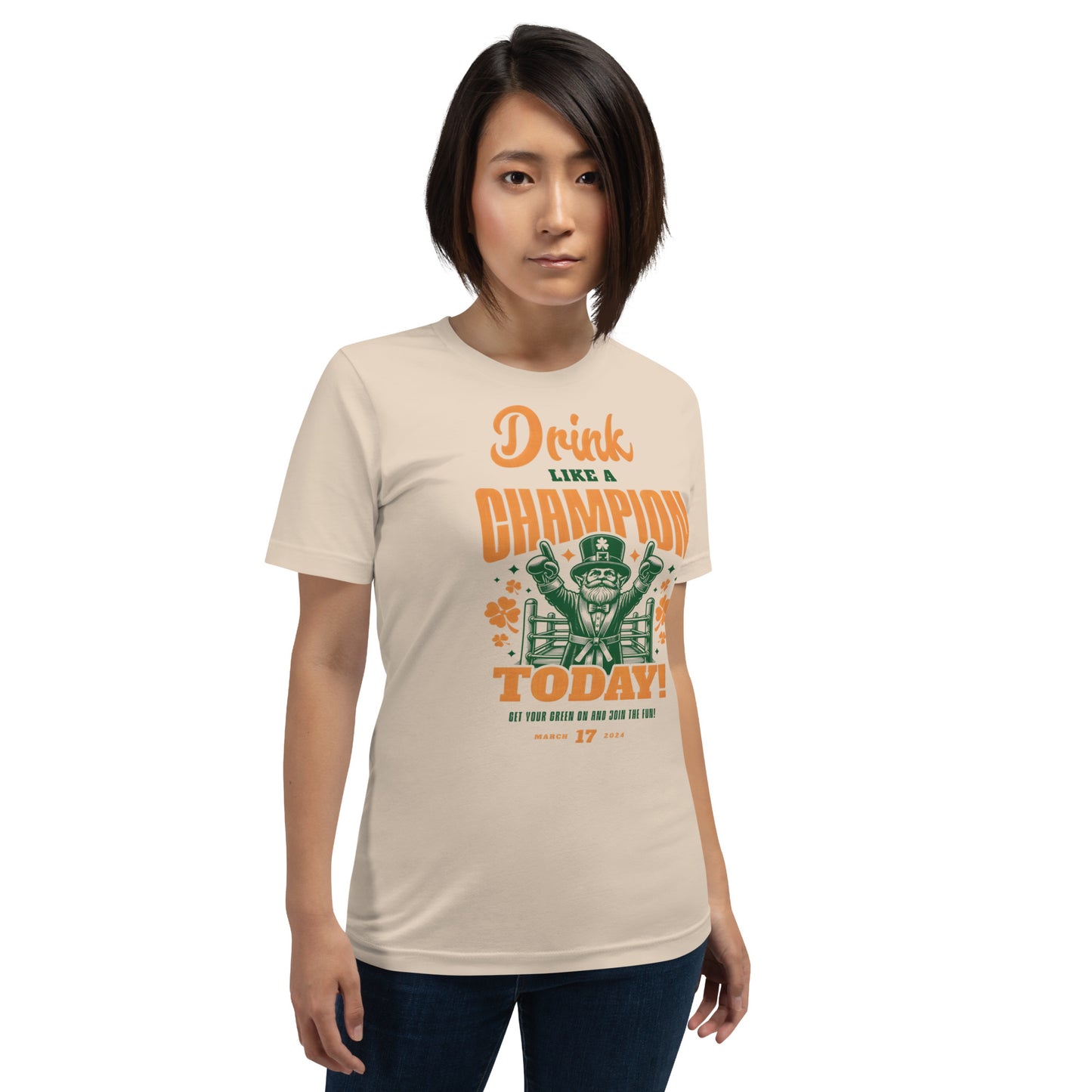 Drink Like a Champion Today St. Patrick's Day Unisex t-shirt