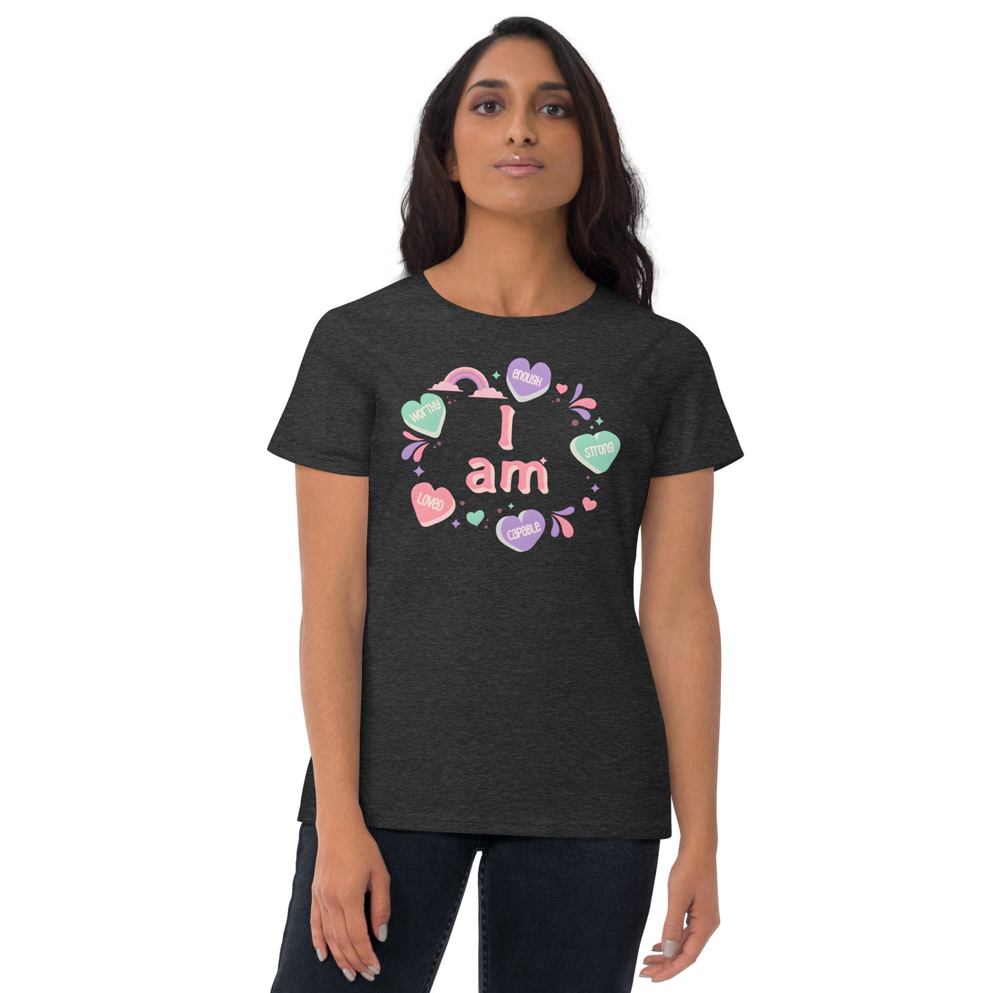 I Am Loved Valentine's Day Women's Short sleeve T-shirt