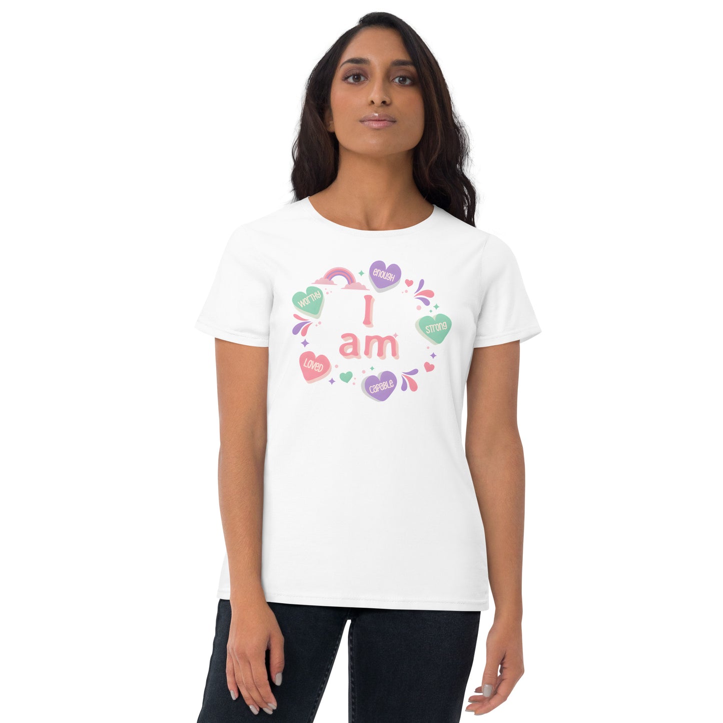 I Am Loved Valentine's Day Women's Short sleeve T-shirt