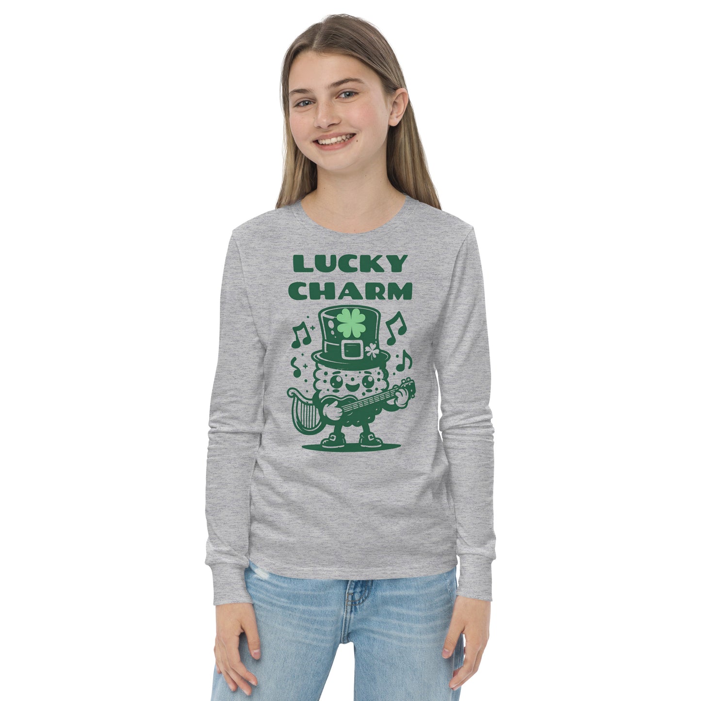 Lucky Charm St. Patrick's Day Youth long sleeve tee