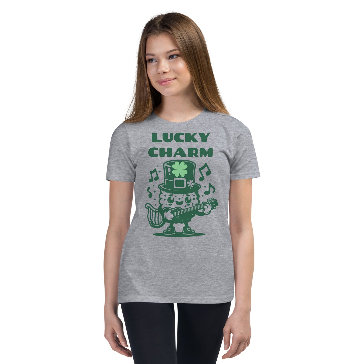 Lucky Charm St. Patrick's Day Youth Short Sleeve T-Shirt