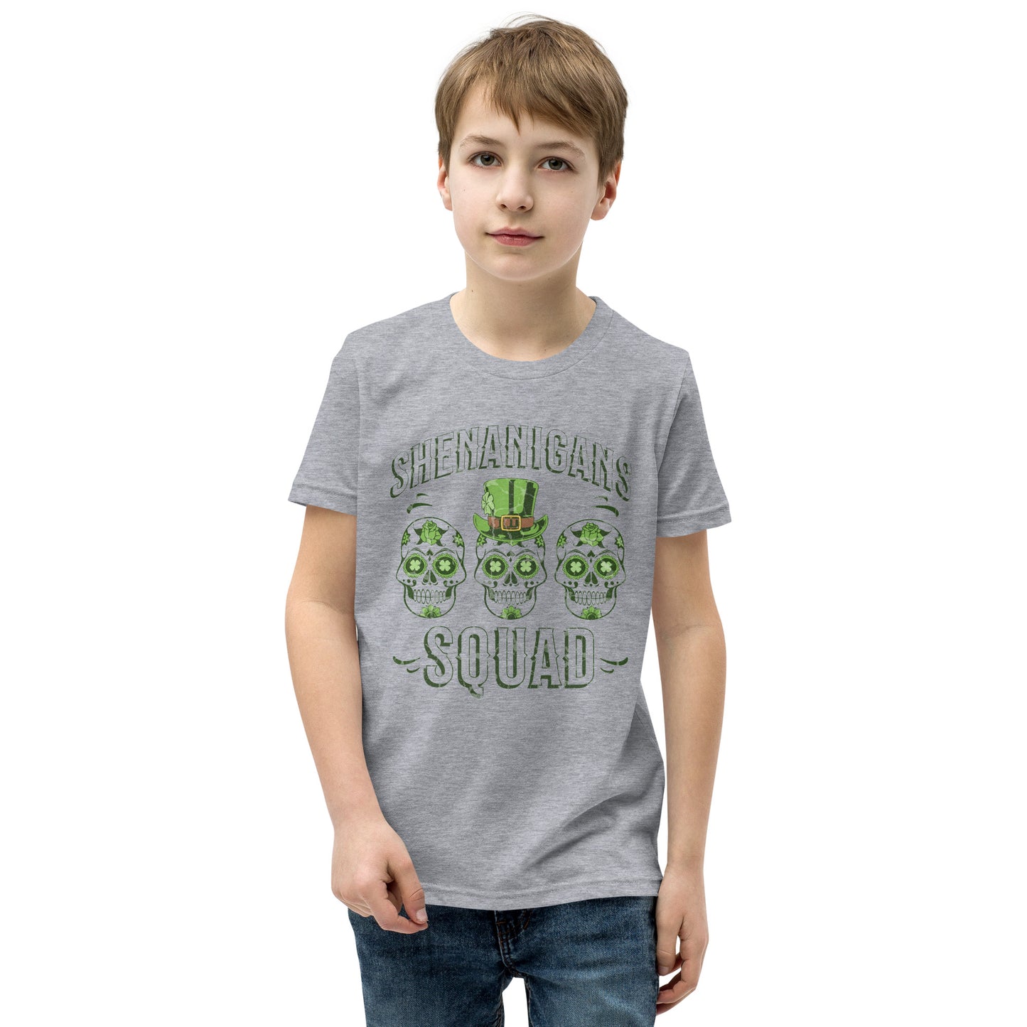 Shenanigans Squad St. Patrick's Day Youth Short Sleeve T-Shirt