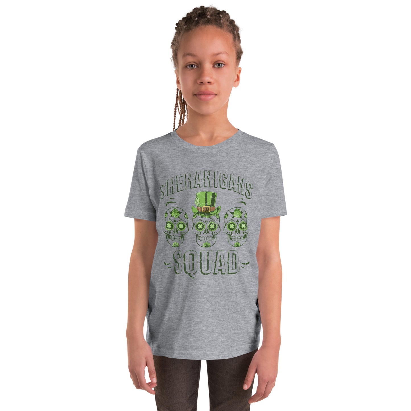 Shenanigans Squad St. Patrick's Day Youth Short Sleeve T-Shirt