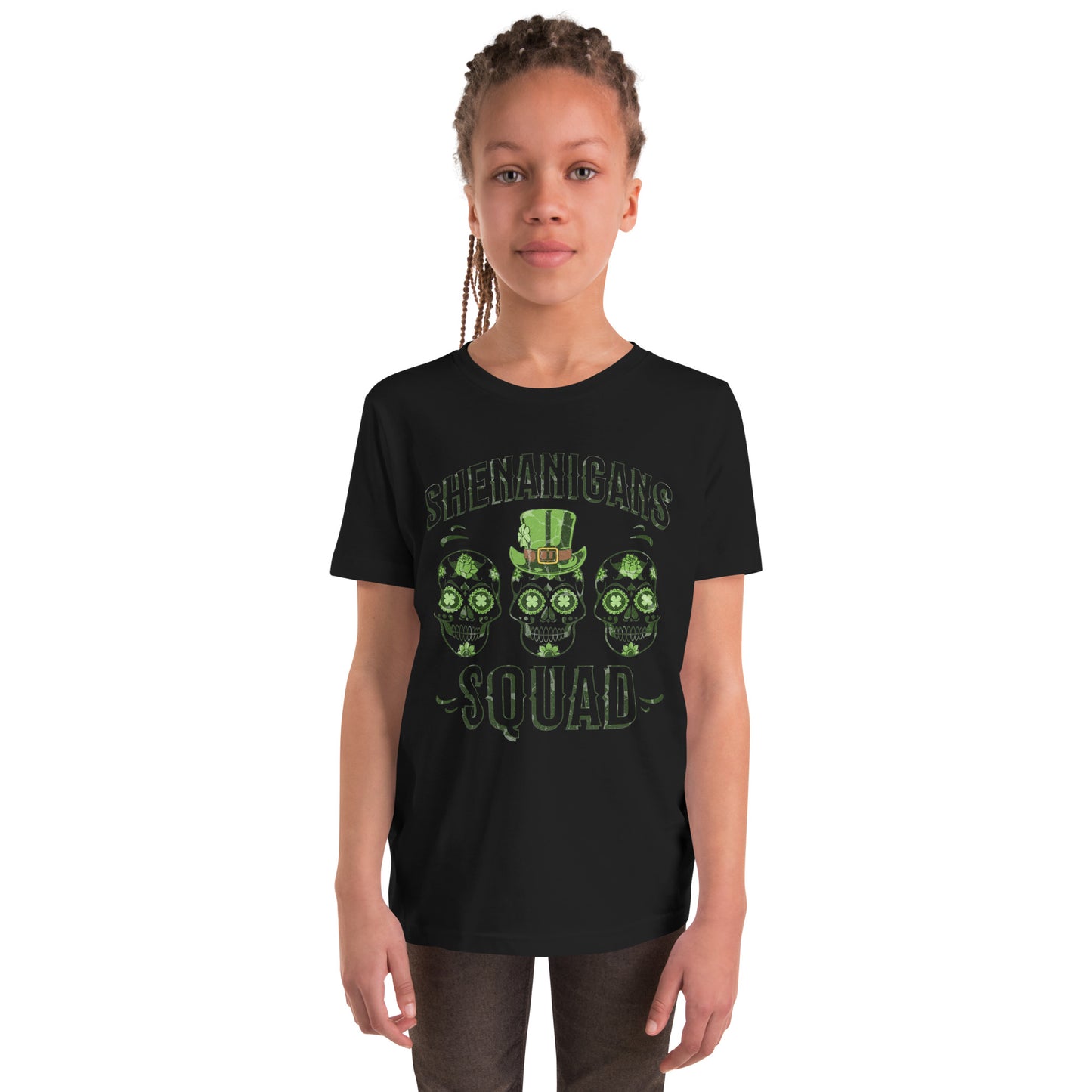 Shenanigans Squad St. Patrick's Day Youth Short Sleeve T-Shirt