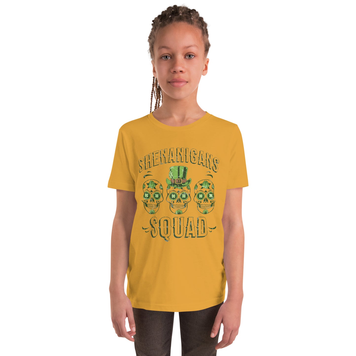 Shenanigans Squad St. Patrick's Day Youth Short Sleeve T-Shirt