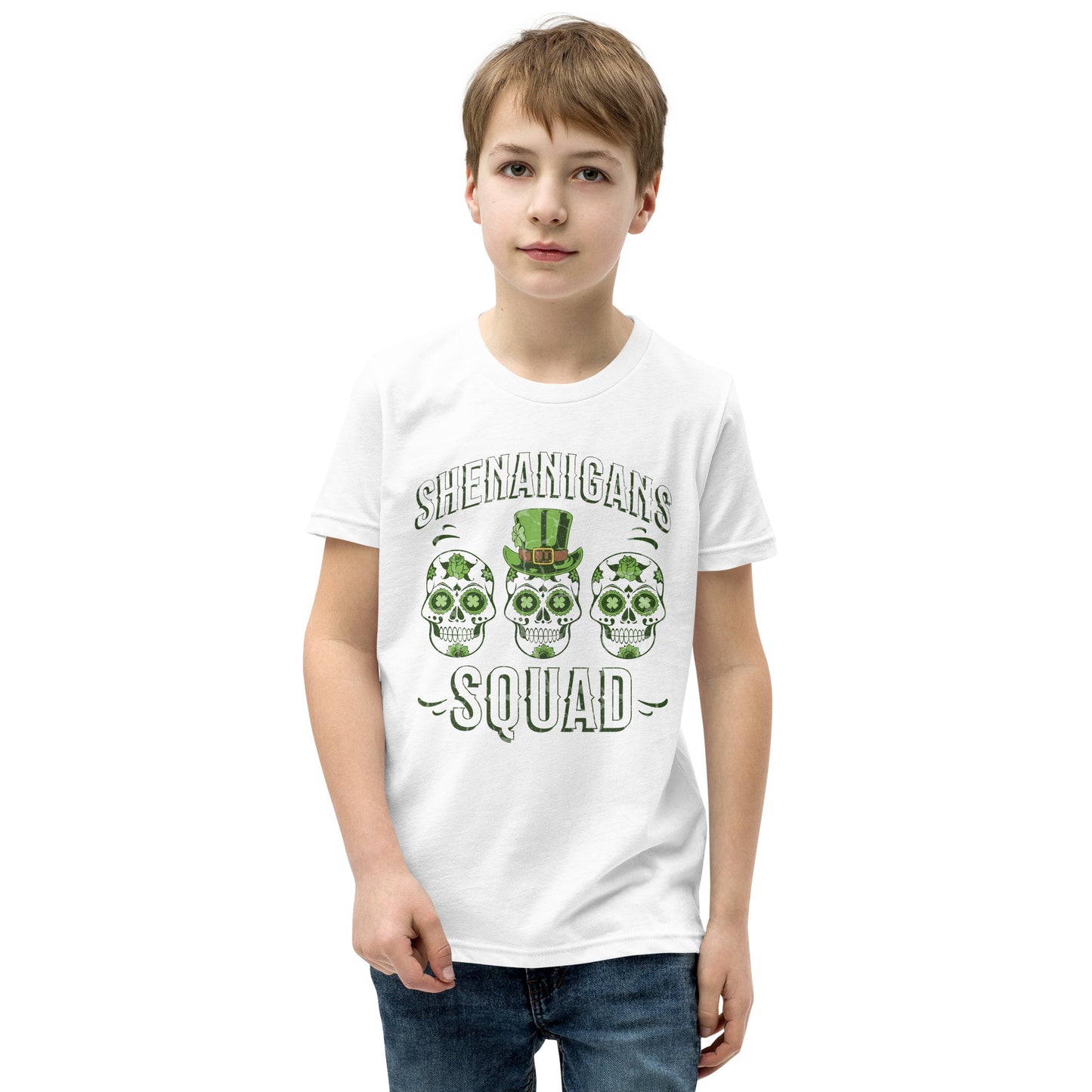 Shenanigans Squad St. Patrick's Day Youth Short Sleeve T-Shirt