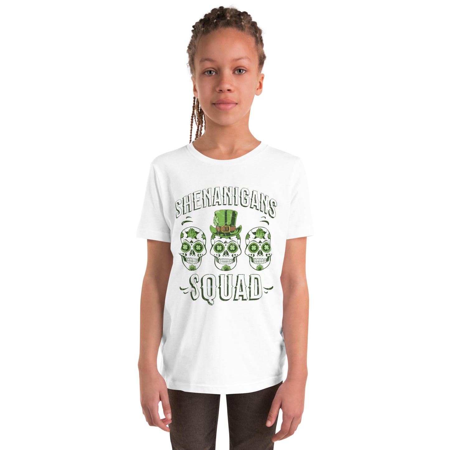 Shenanigans Squad St. Patrick's Day Youth Short Sleeve T-Shirt